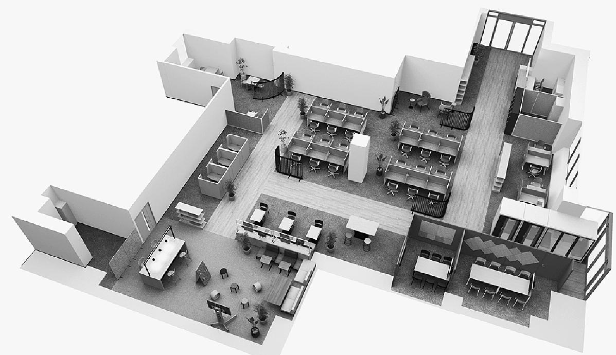 府中オフィス座席配置図