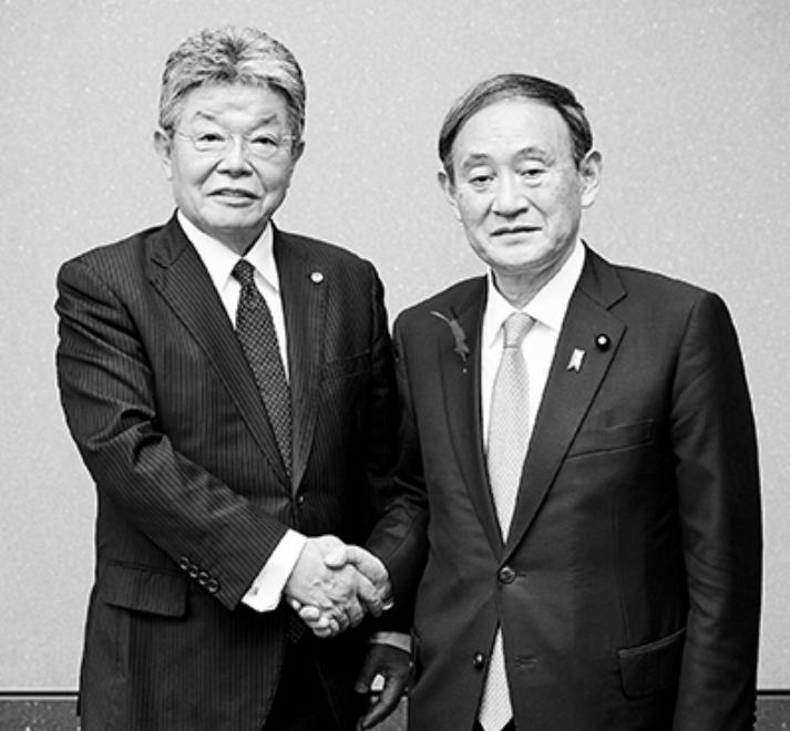 菅総理と坂本会長