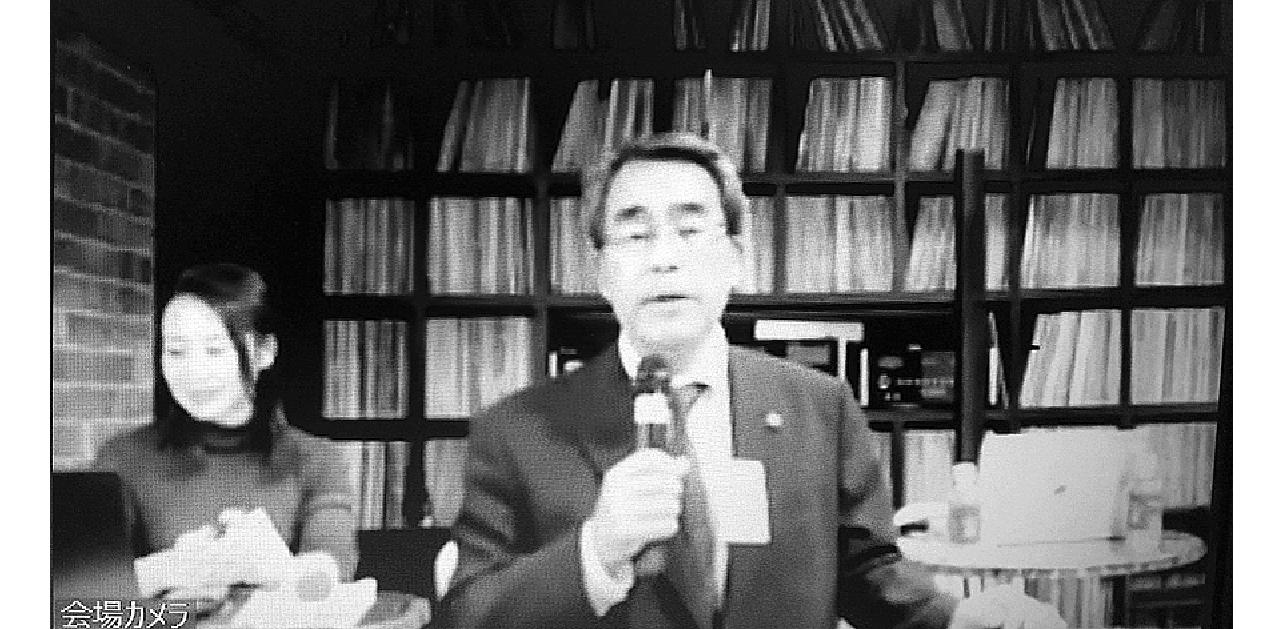 冒頭のあいさつをする代表理事の北川登志彦氏。元東急住宅リース社長で現在は東急不動産ＨＤ顧問。同氏は東急リバブルで、ソリューション事業を立ち上げた人物としても知られている。「業界の枠を打ち破ればどんな逆風もチャンスに変わる」が持論。アフターコロナで不動産市場のゆくえが気になる中、業界の枠を超え勉強を重ねる同サロンの活動に注目が寄せられている