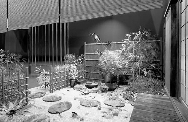 CES２０２２に出展した三井不動産レジデンシャルのブースでは伝統的な日本家屋の様式が再現された。四季の変化に合わせたパッシブな暮らしと最新テクノロージーとの融合を体感してもらうためだ
