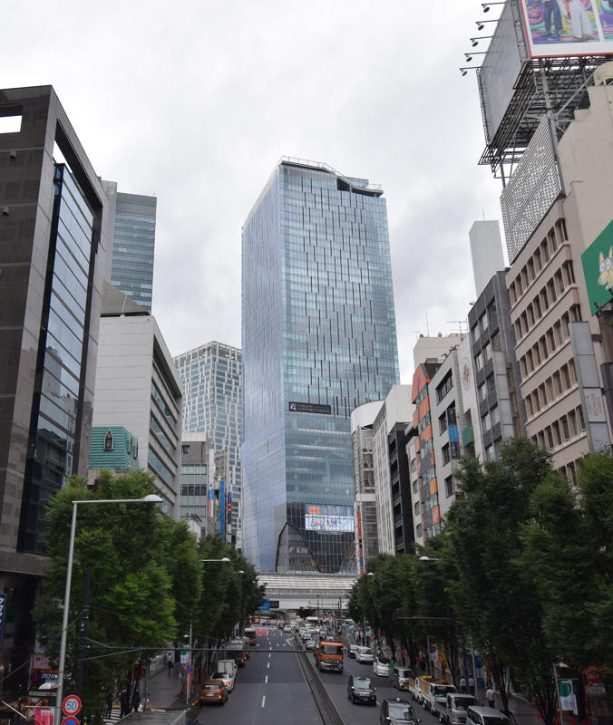 再開発が進む渋谷の街並み